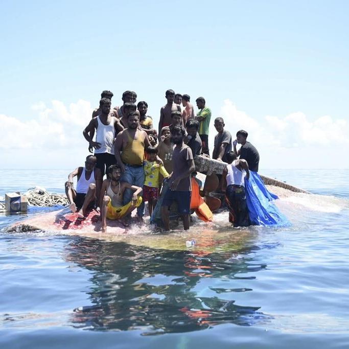 Bodies of 3 Rohingya refugees are found dead as Indonesia ends rescue for capsized boat